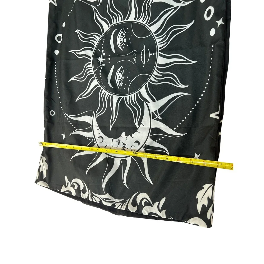 Celestial Sun Moon Pillowcases Whimsygoth Bohemian Decor Set 2 Kingsize